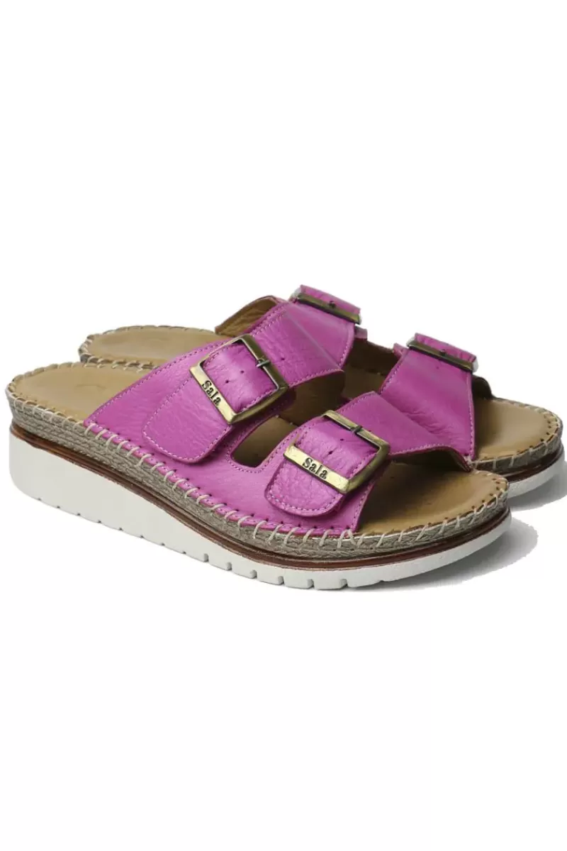 SALA Oasis Sandal By In Fuchsia