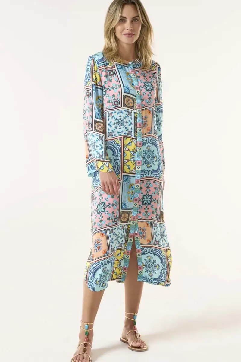 ONE SEASON Casablanca Sani Maxi Dress In Multi