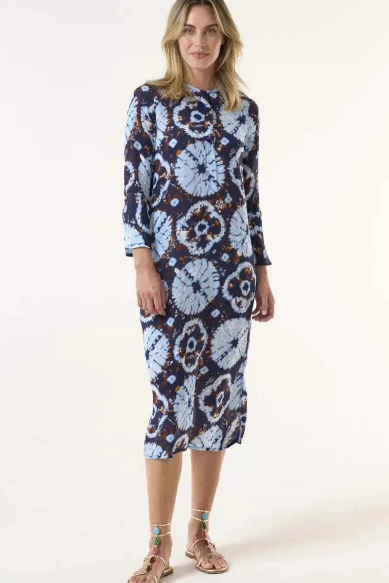 ONE SEASON Comogli Genie Dress In Navy