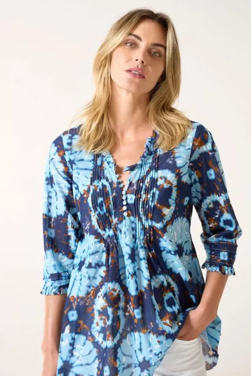 ONE SEASON Comogli Poppy Top In Navy