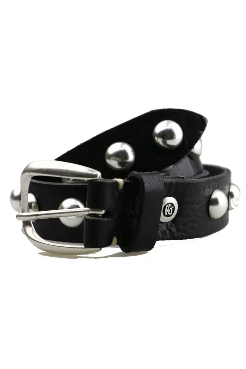 B.BELT Pearl Belt By In Black