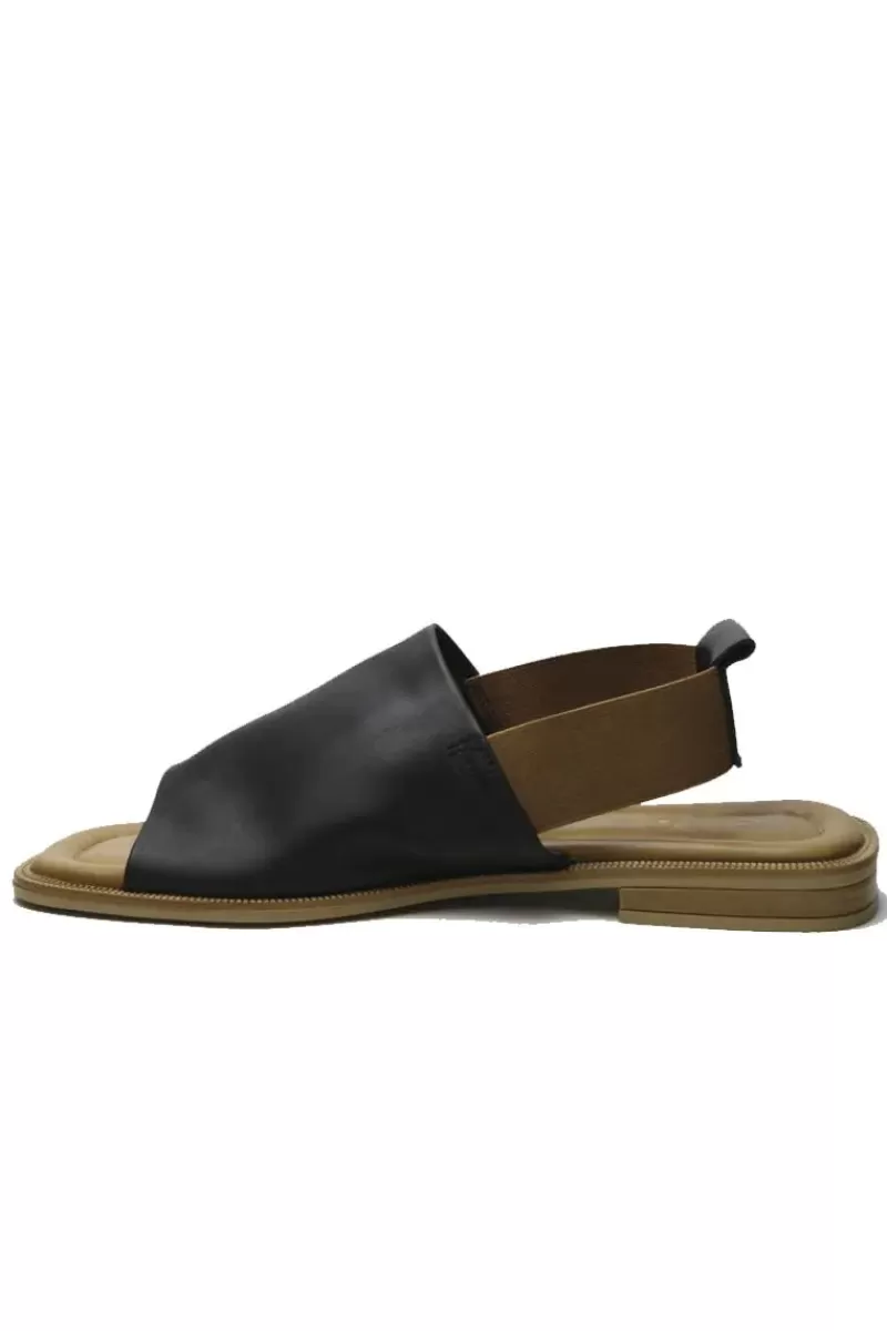 PIAZZA GRANDE Open Toe Sandal In Black