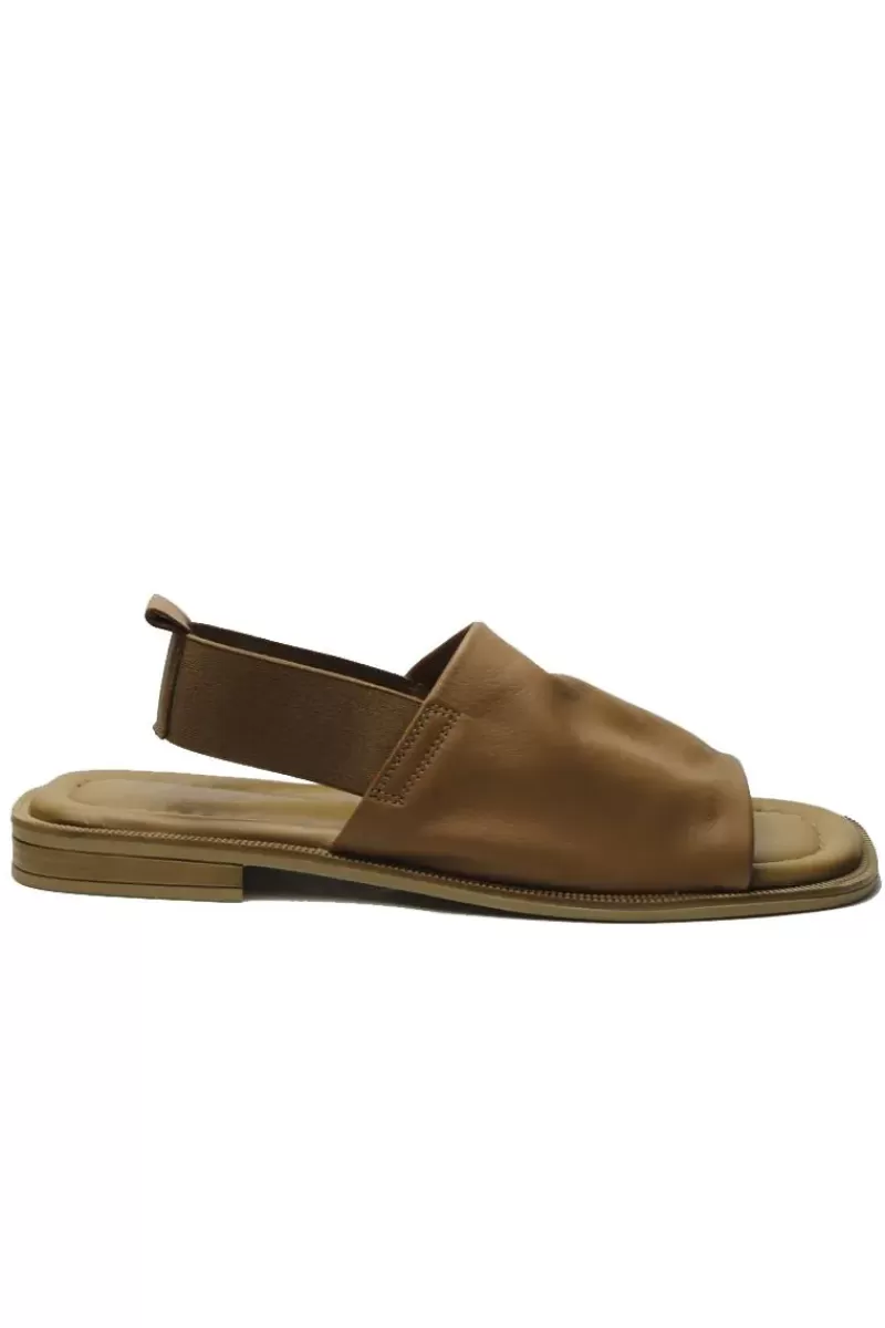 PIAZZA GRANDE Open Toe Sandal In Tan