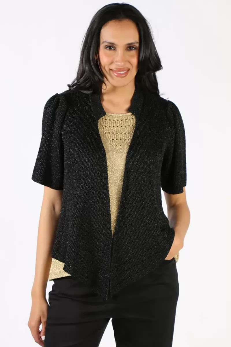 PING PONG Cardigan In Black