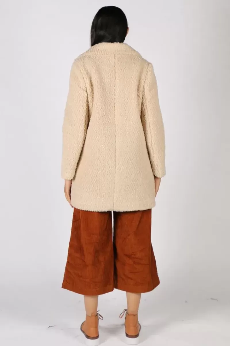 PING PONG Teddy Coat In Oatmeal