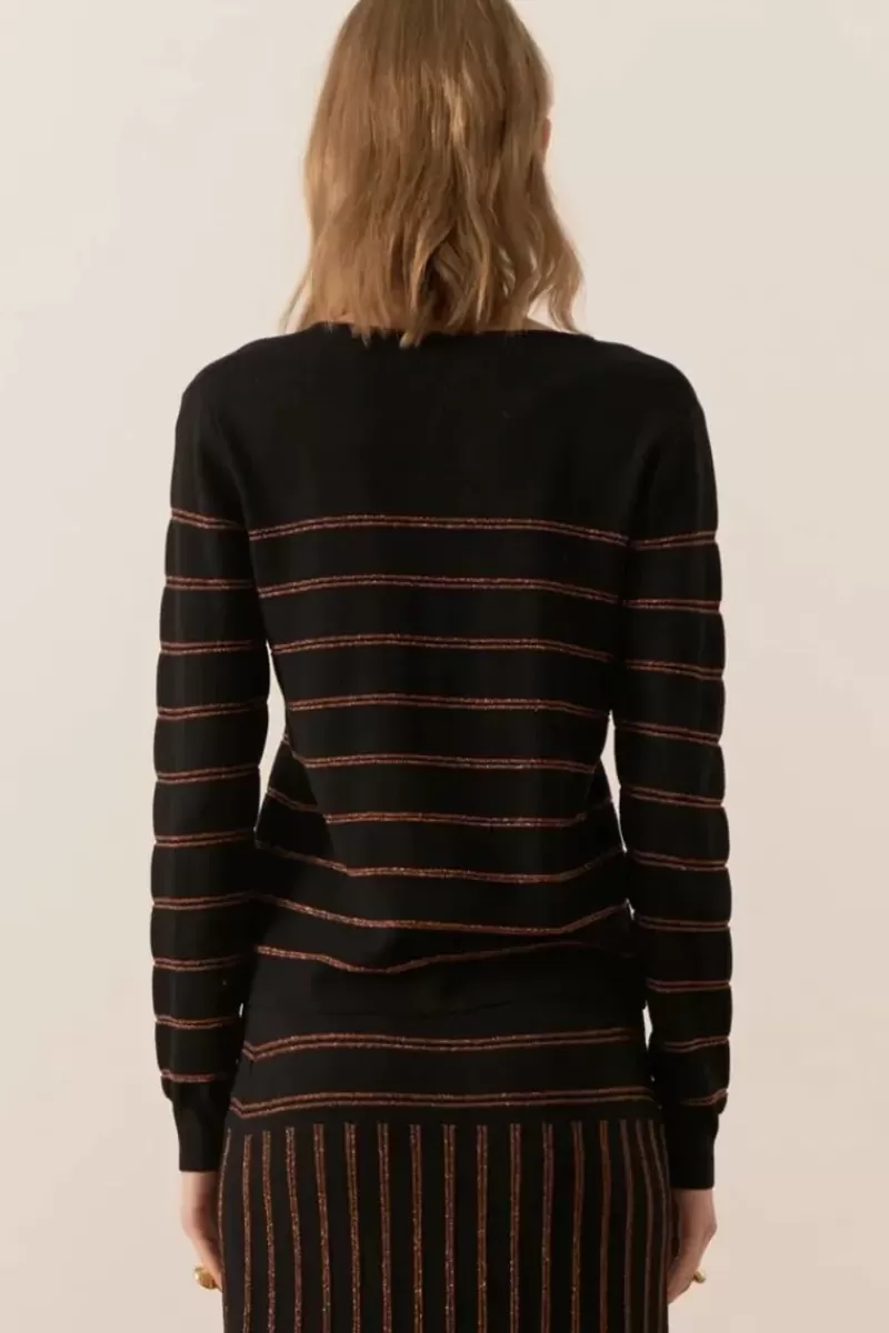 POL Gizelle Jumper In Black