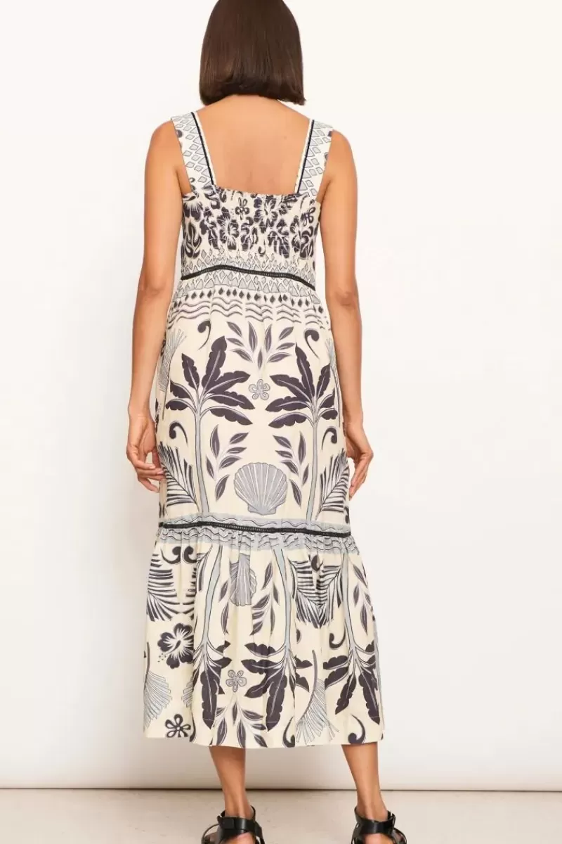 POL Paradaise Palm Print Maxi Dress