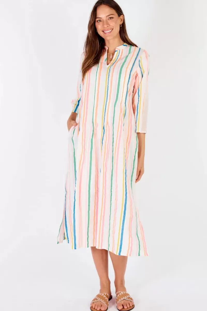 RUBYYAYA Somerset Maxi Dress In Multi Stripe