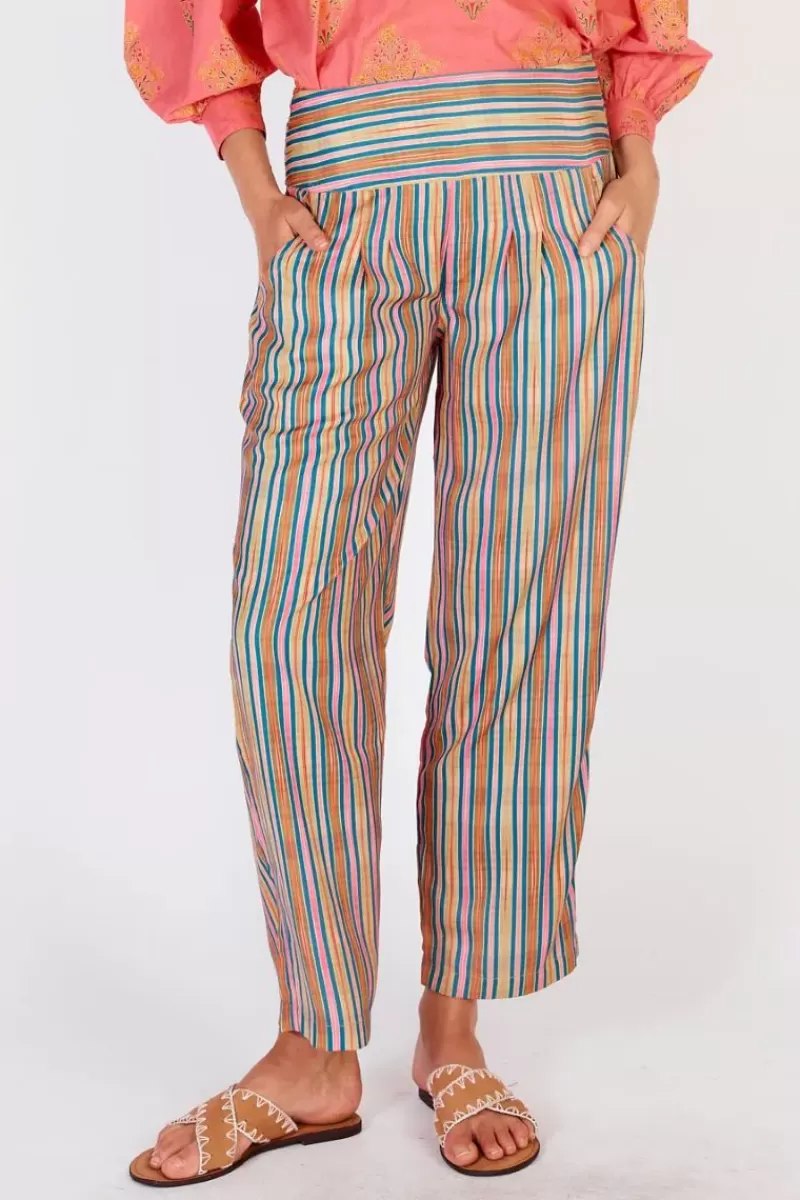 RUBYYAYA Vivid Pant In Multi