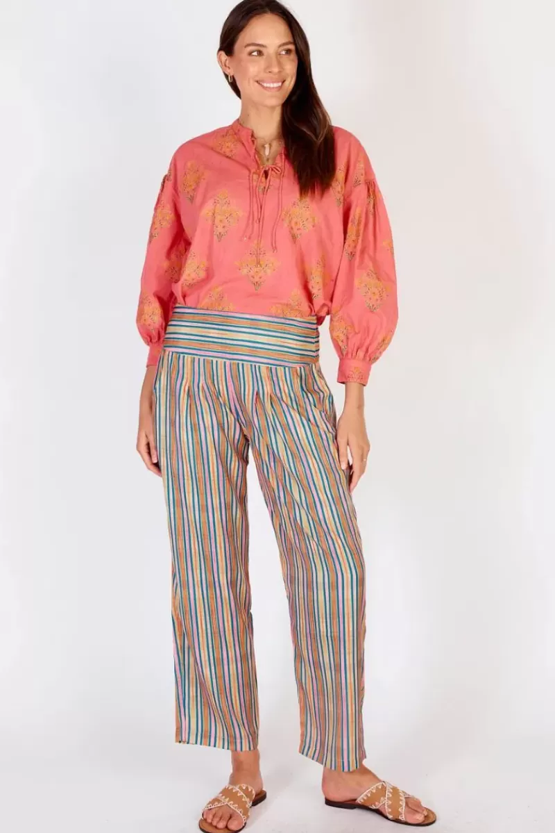 RUBYYAYA Vivid Pant In Multi