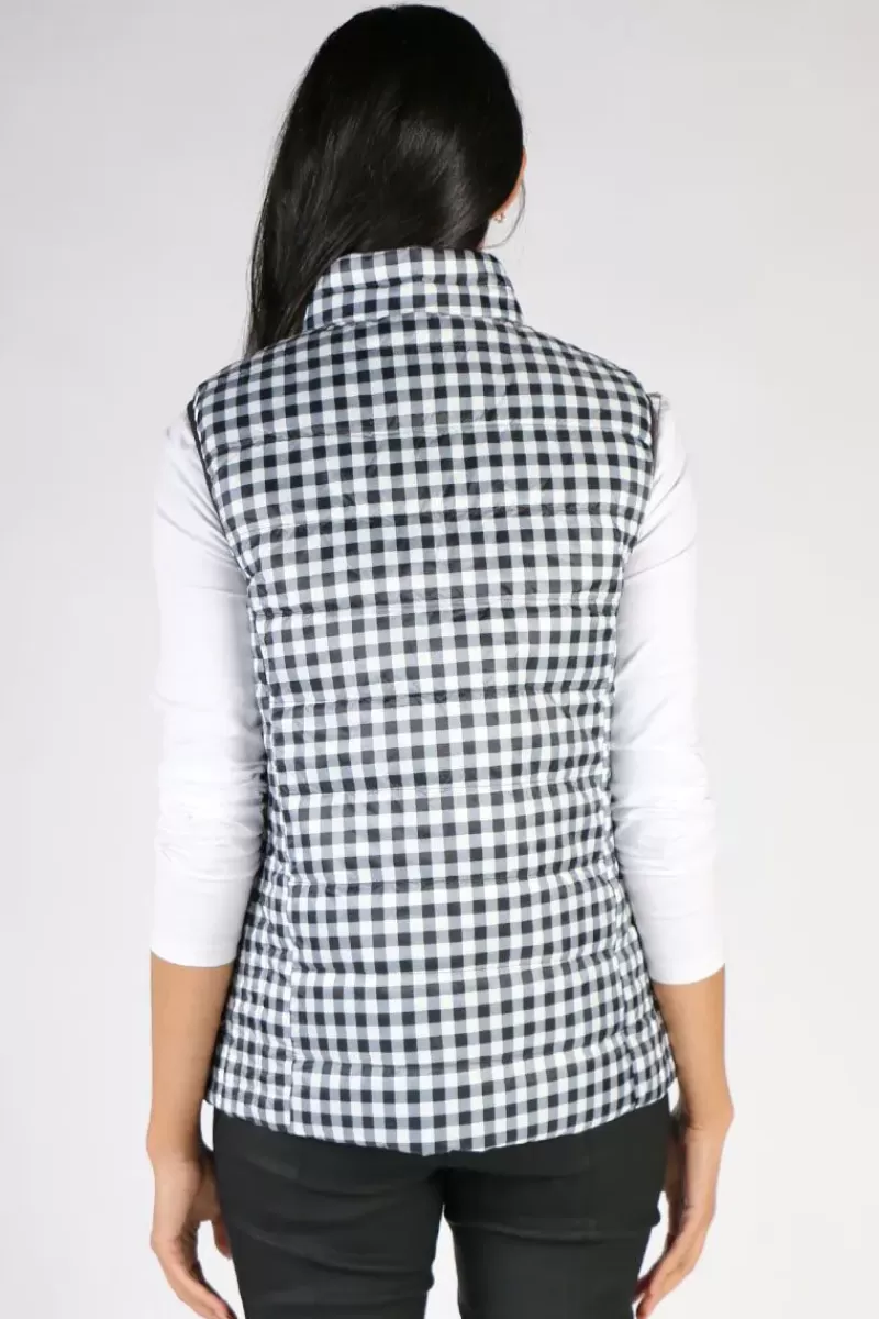 SABENA Reversible Vest In Check