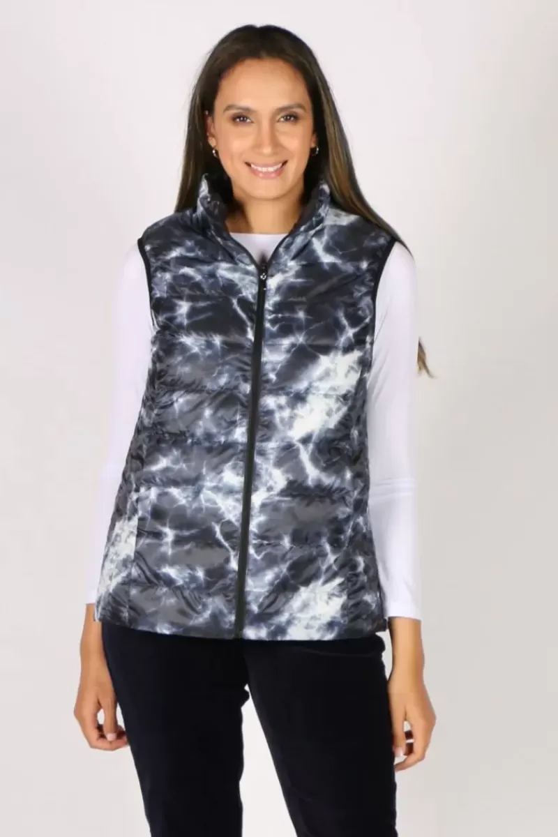 SABENA Reversible Vest In Marble