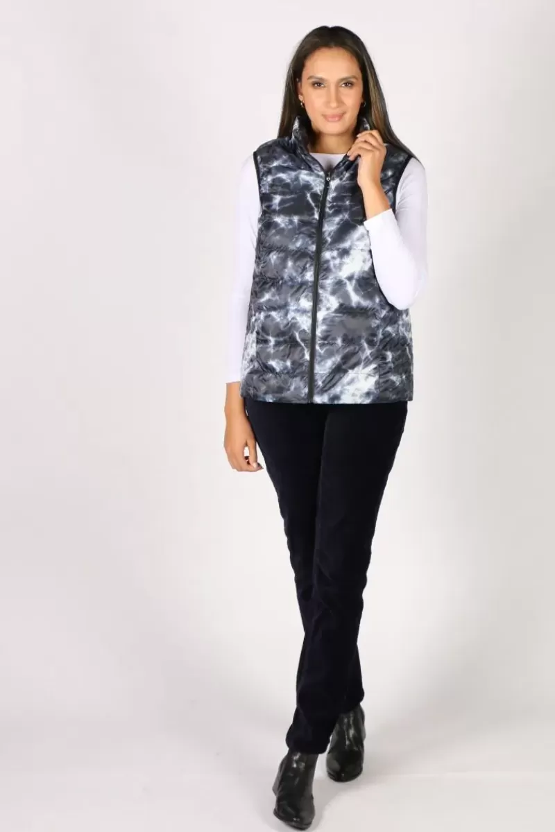 SABENA Reversible Vest In Marble