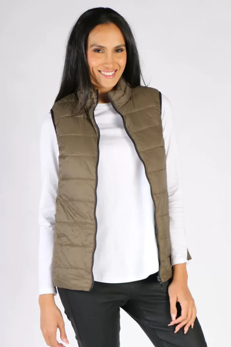 SABENA Reversible Vest In Olive