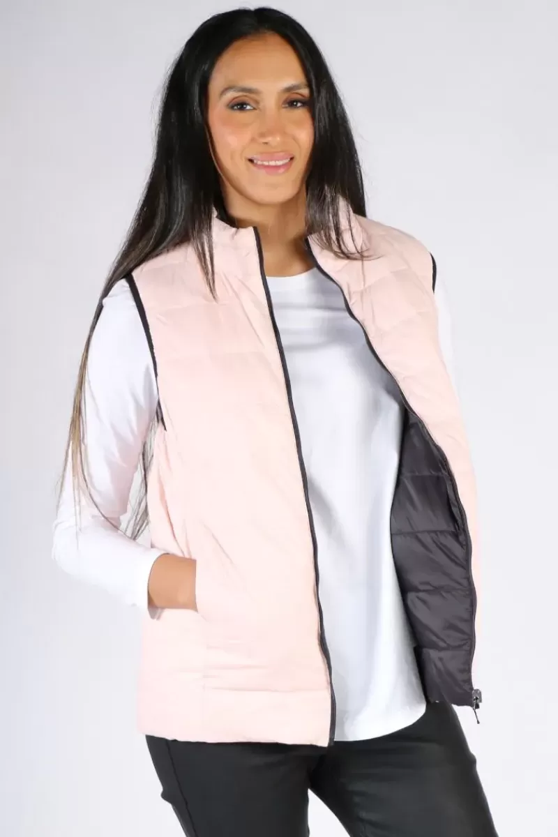 SABENA Reversible Vest In Pink