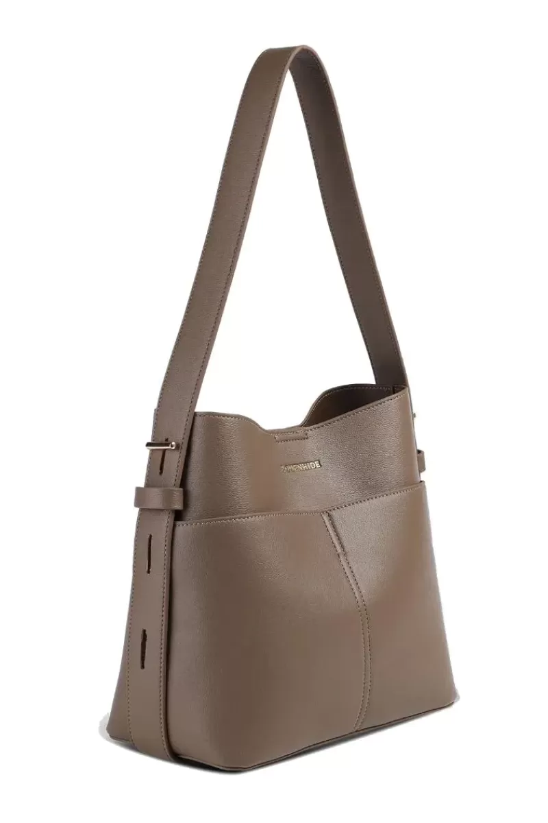 LOUENHIDE Samantha Bag In Mocha By