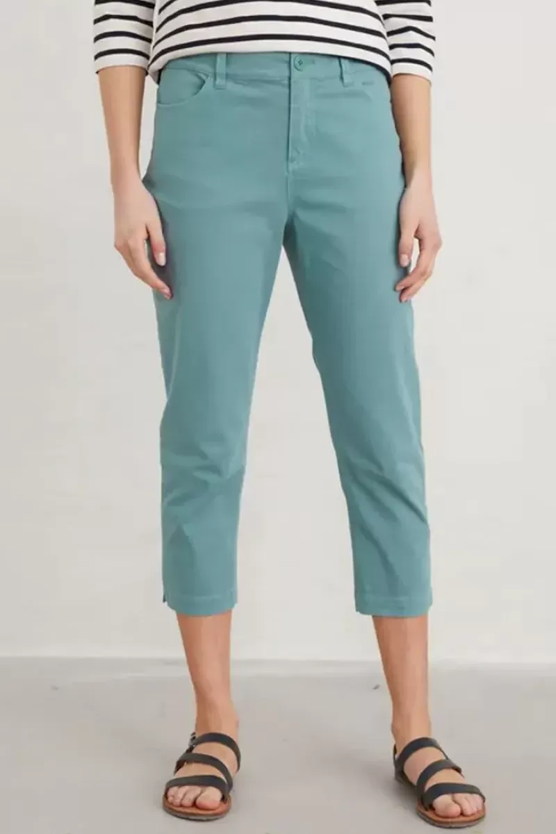 SEASALT Albert Quay Crop Pant In Sardine