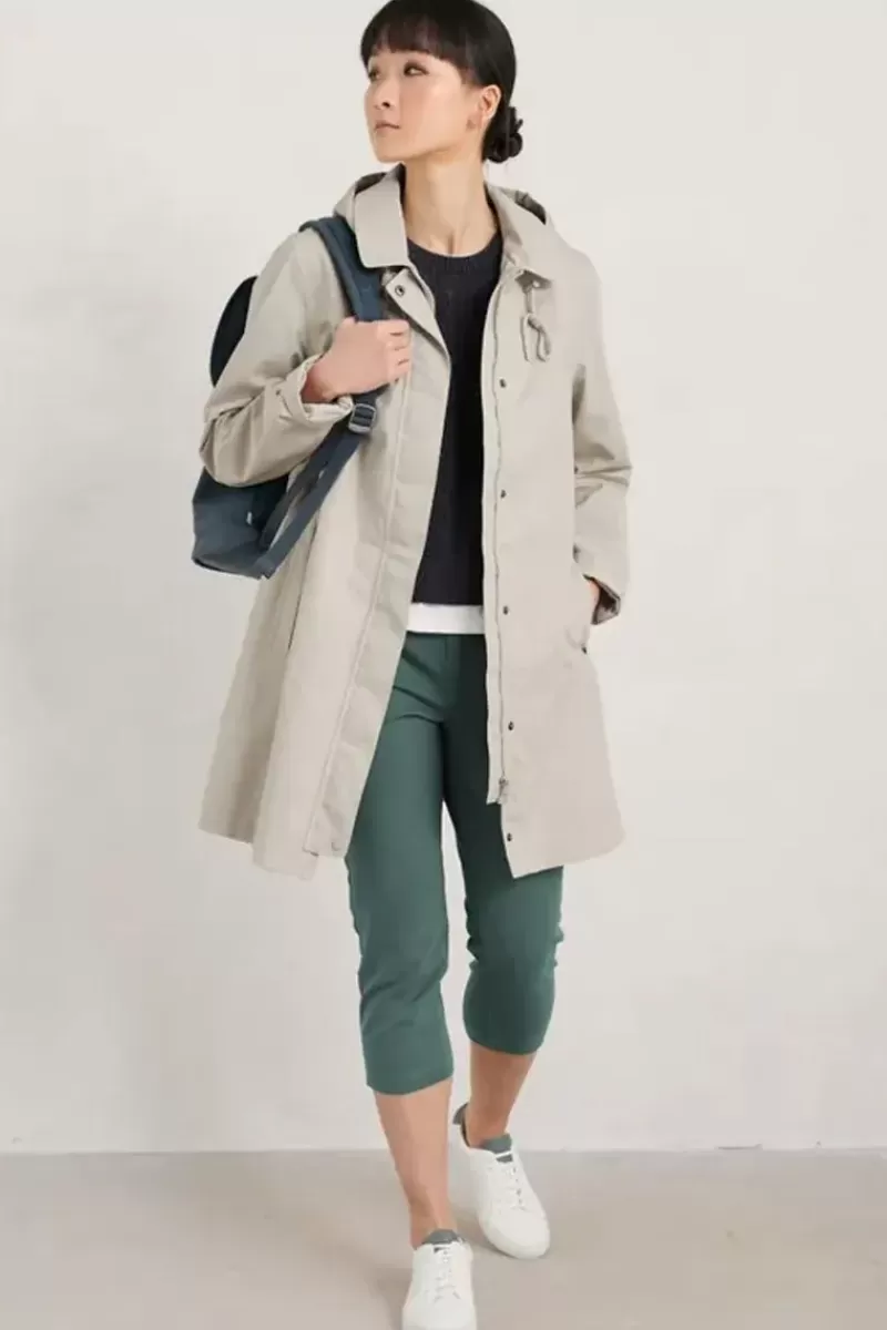 SEASALT Cloudburst Macintosh Everyday Hooded Coat In Driftwood