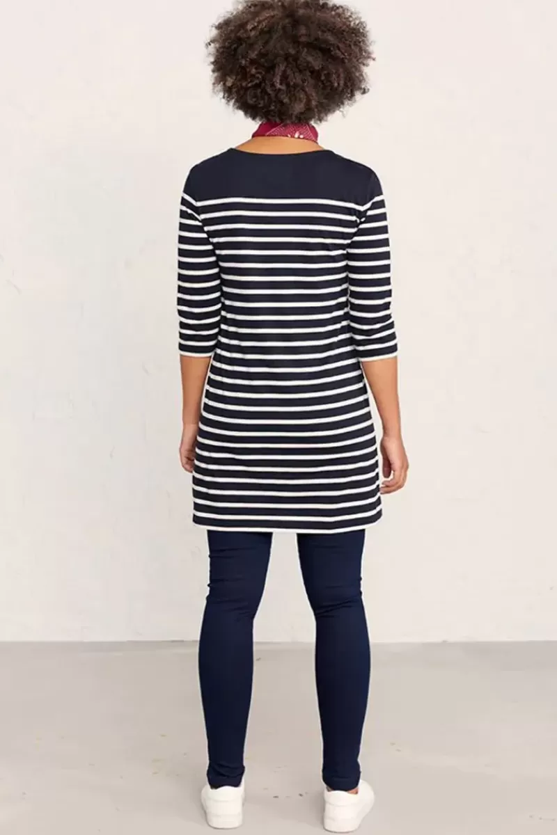 SEASALT Sailor Tunic In Navy Stripes