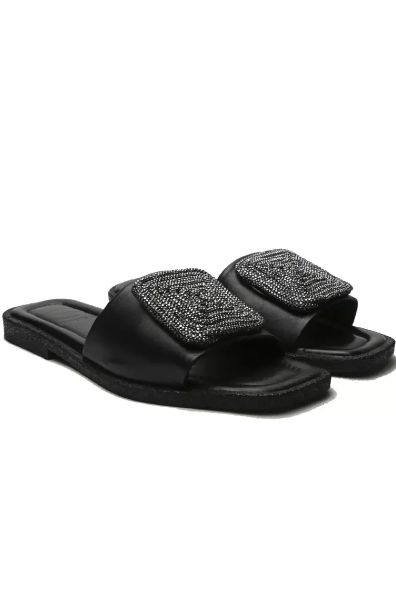 SEMPRE DI Bijou Slide In Black