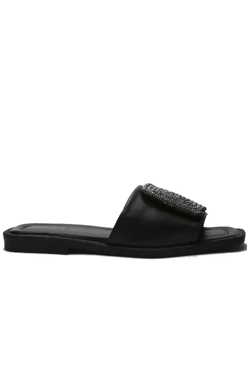 SEMPRE DI Bijou Slide In Black