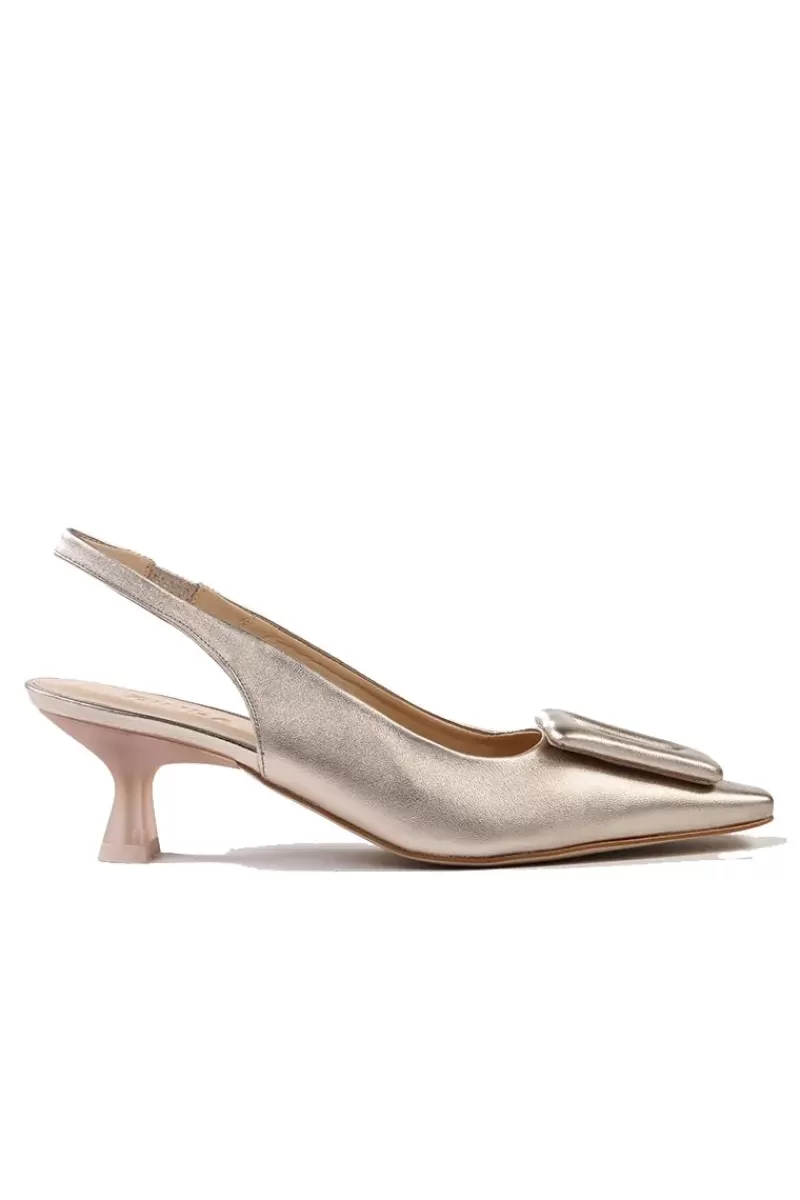 ZINDA Slingback Heels By In Sabbia