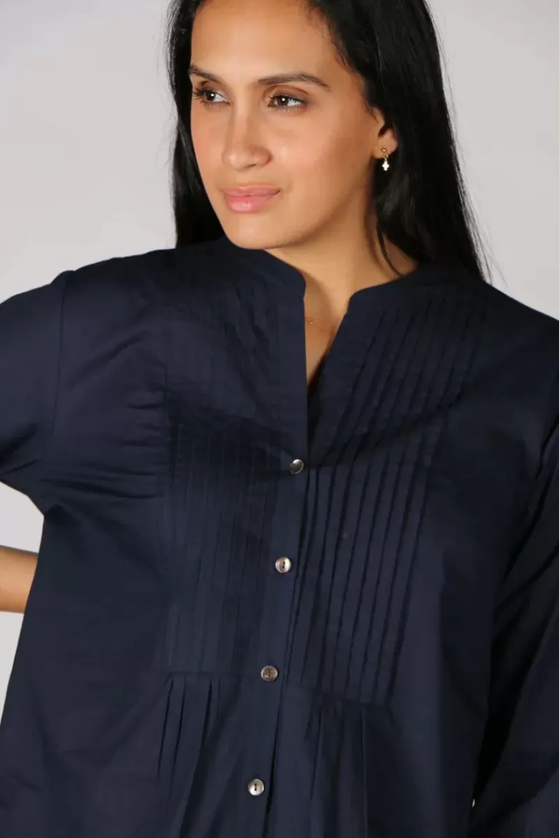 BAGRUU Spira Shirt By In Navy