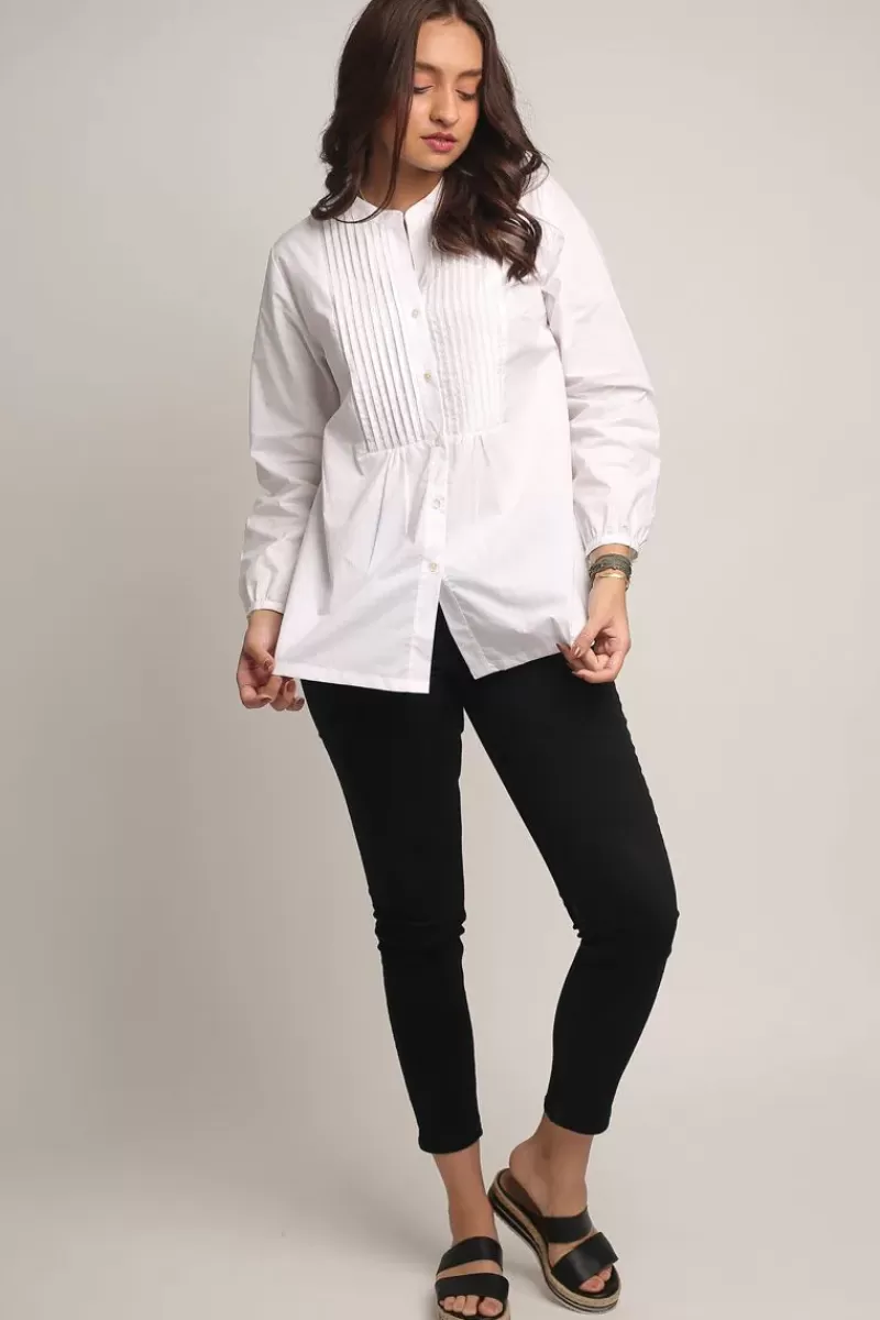 BAGRUU Spira Shirt By In White