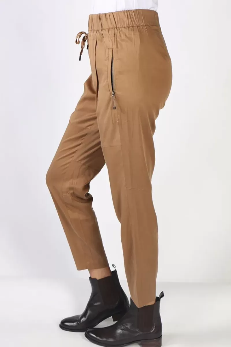 LANIA THE LABEL Steel Pant By Lania In Tan