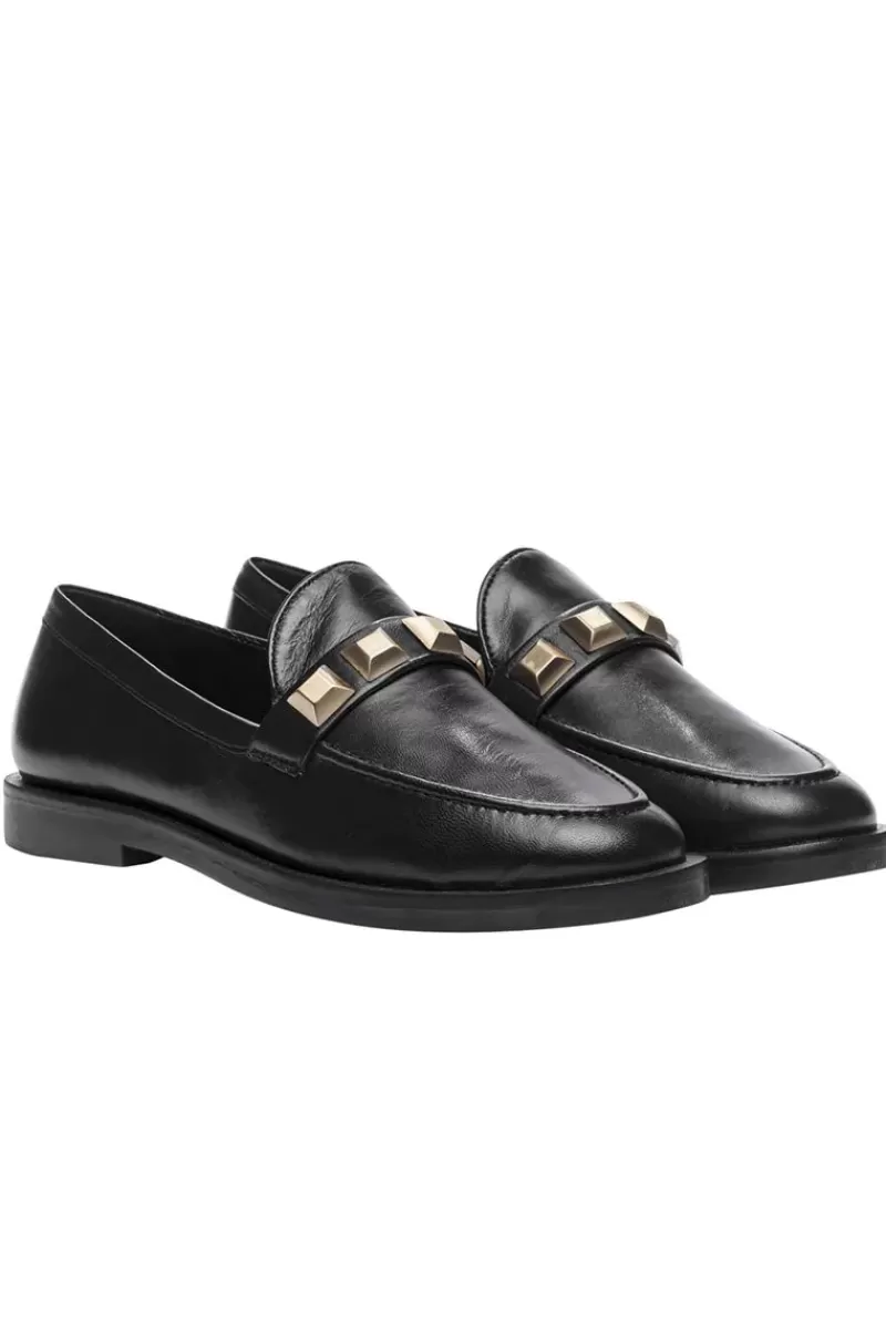 CARRANO Stud Loafer By In Black