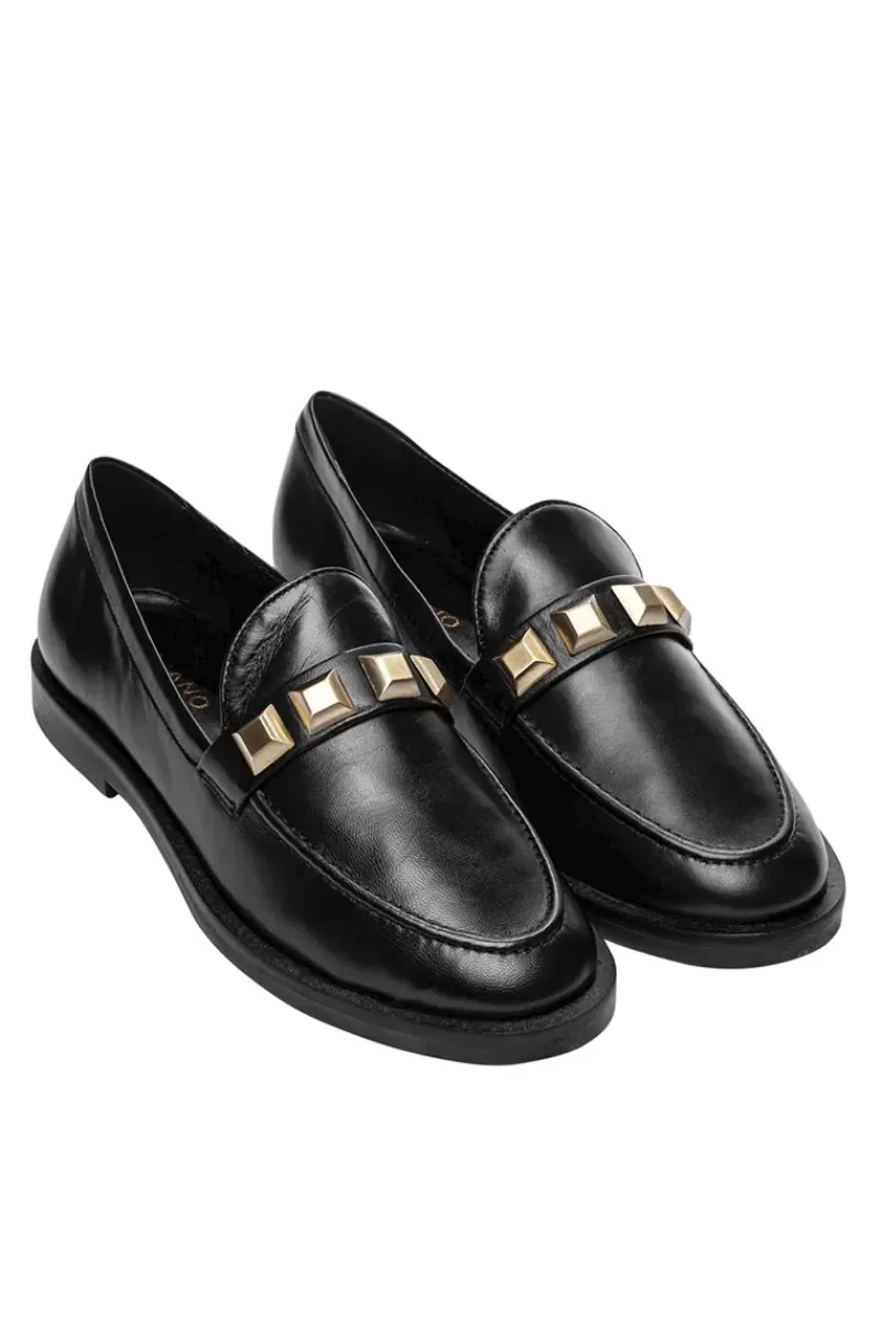 CARRANO Stud Loafer By In Black