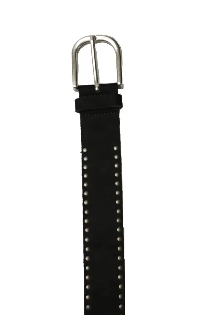 VANZETTI Studded Belt By In Black