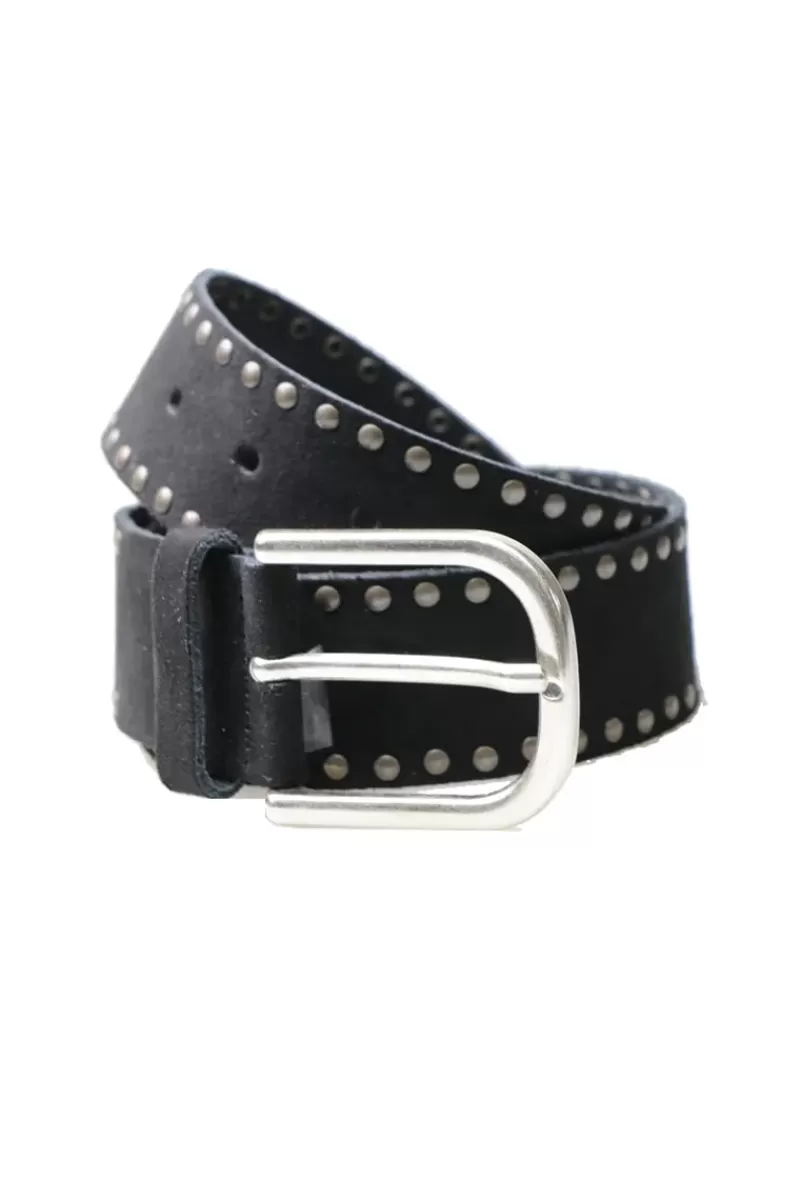 VANZETTI Studded Belt By In Black