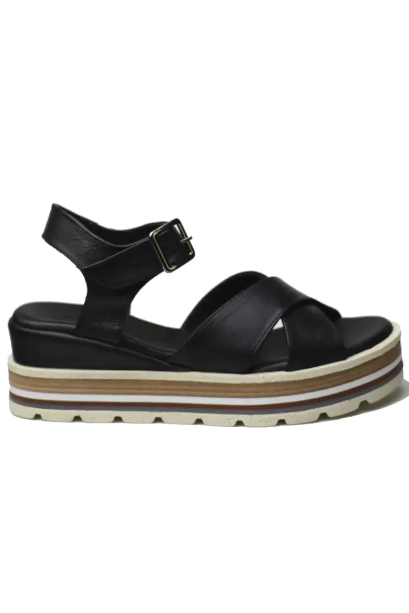 THYME & CO Thyme And Co Tinana Sandal In Black