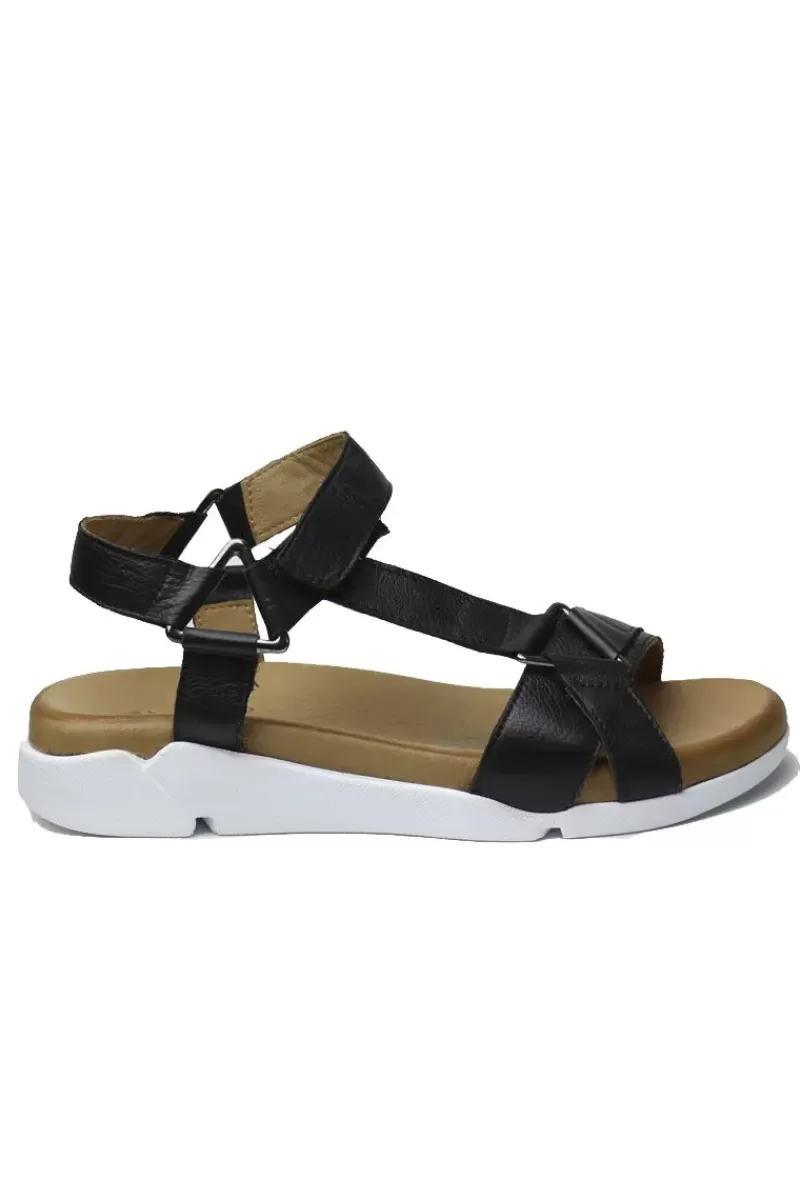 THYME & CO Thyme And Co Torque Sandal In Black