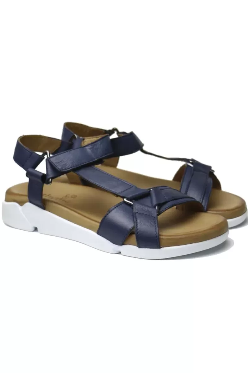 THYME & CO Thyme And Co Torque Sandal In Navy