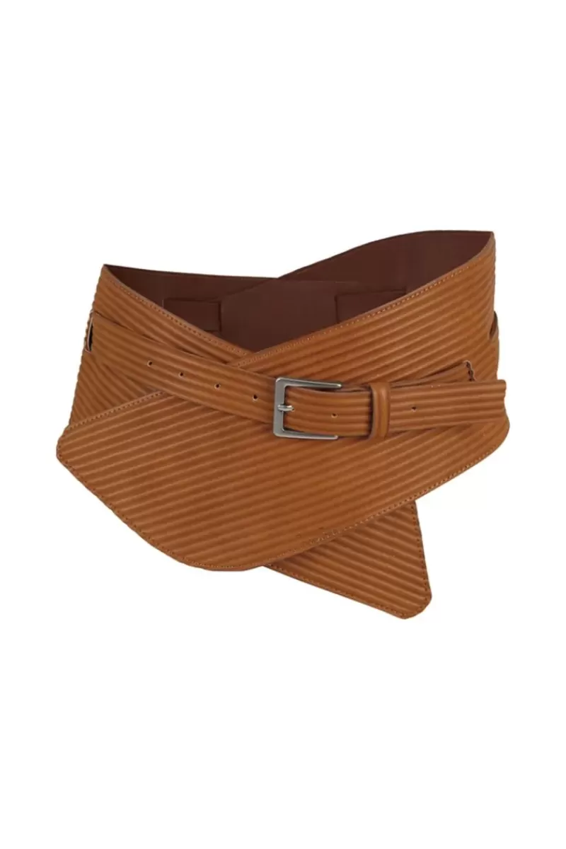 TRELISE COOPER Waisting Time Belt In Tan