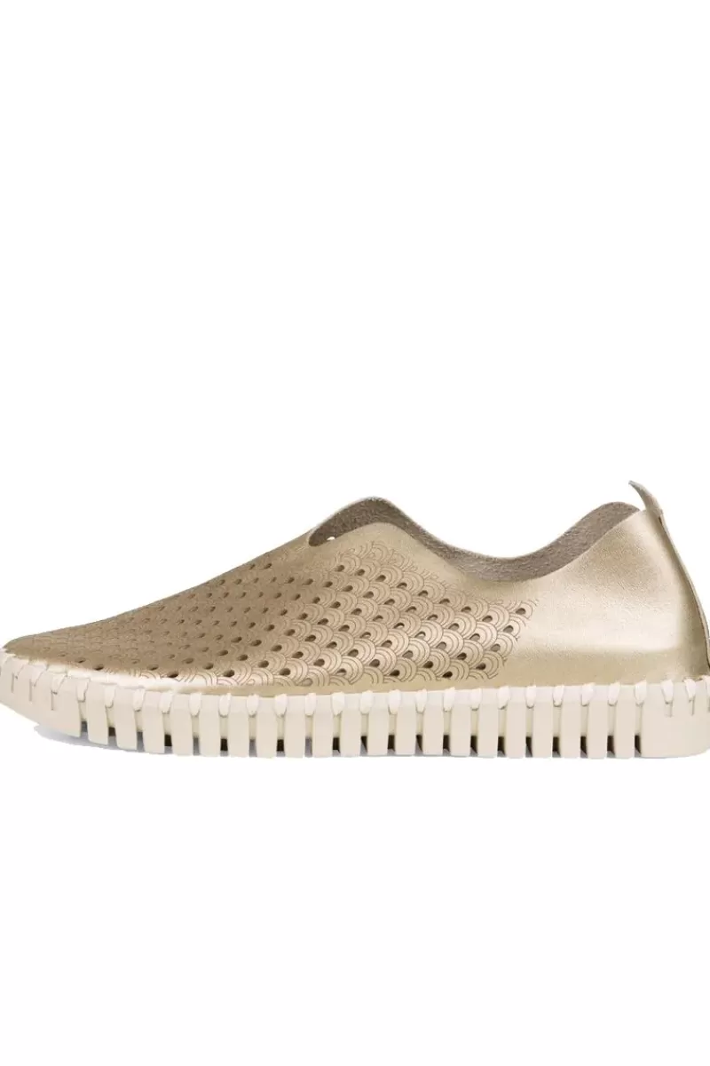 ILSE JACOBSEN Tulip Flat By In Metallic Gold