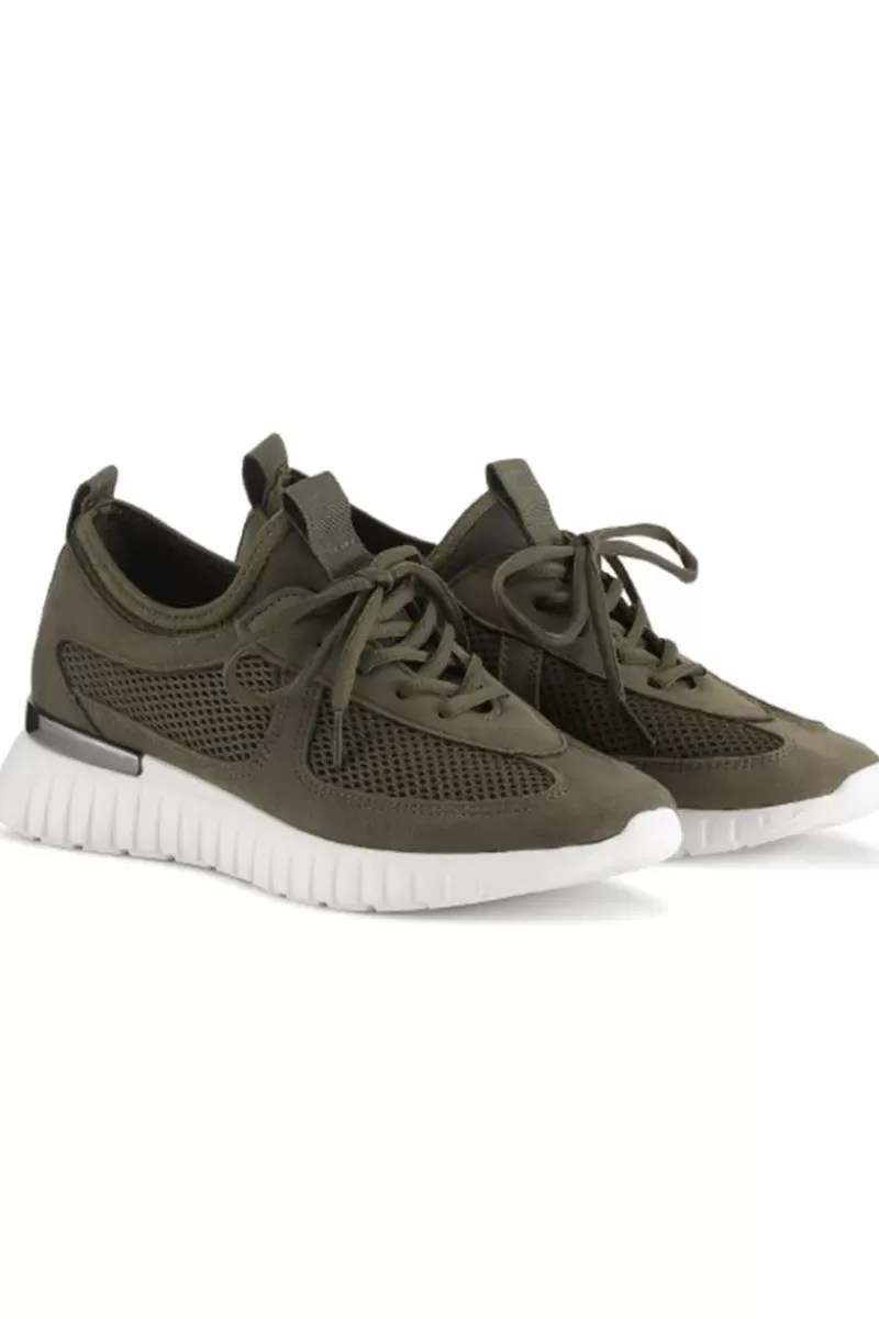 ILSE JACOBSEN Tulip Lightweight Sneaker By In Olive