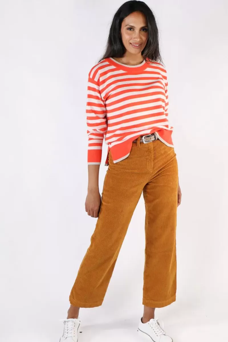 TWO TS Stripe Jumper In Orange