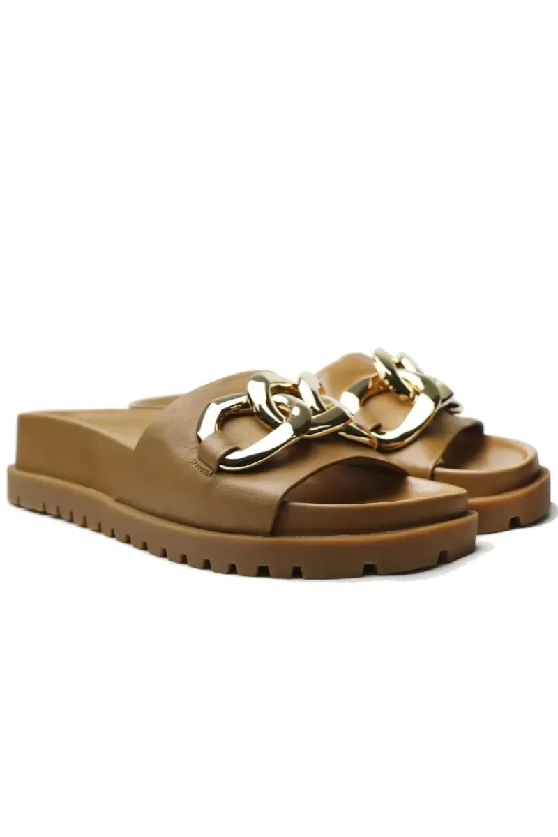 DJANGO & JULIETTE Ubecca Sandal By In Tan