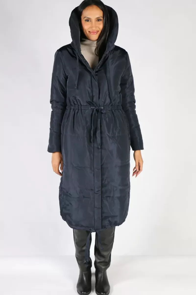 LOUNGE THE LABEL Udapest Coat By Lounge In Navy