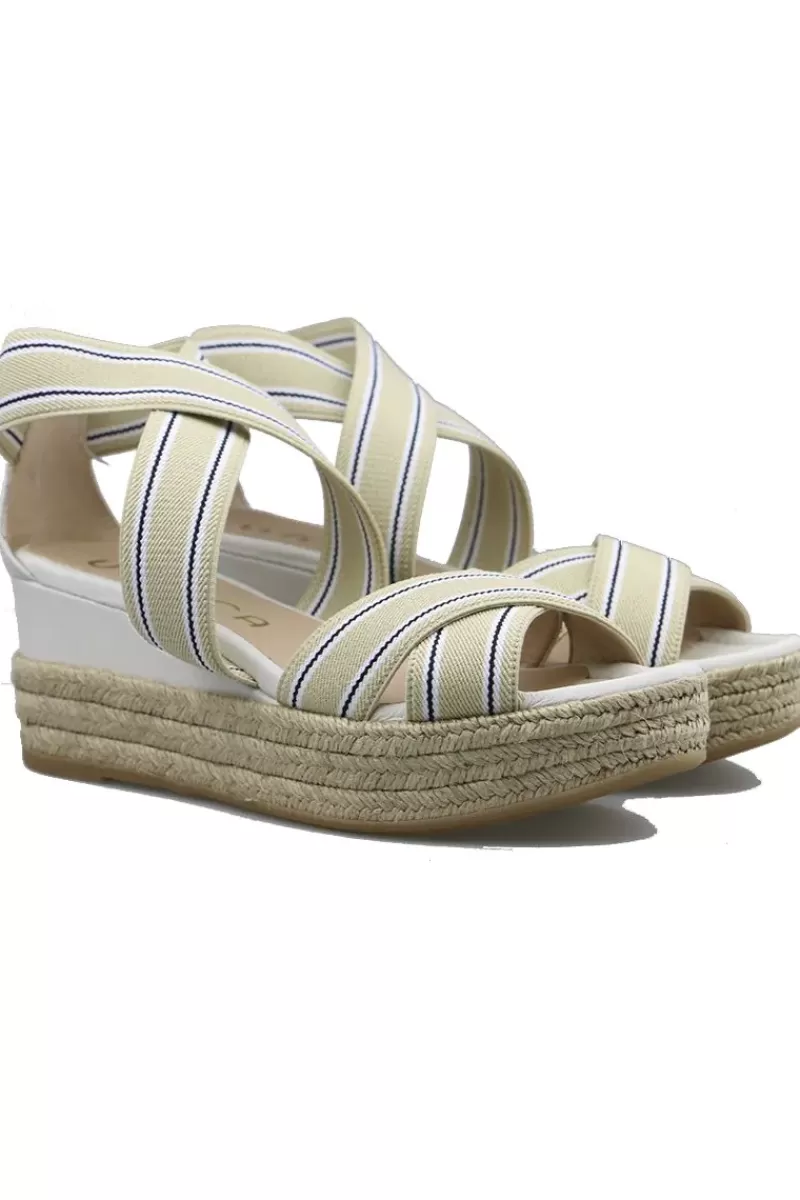 UNISA Kadur Wedge In Ivory