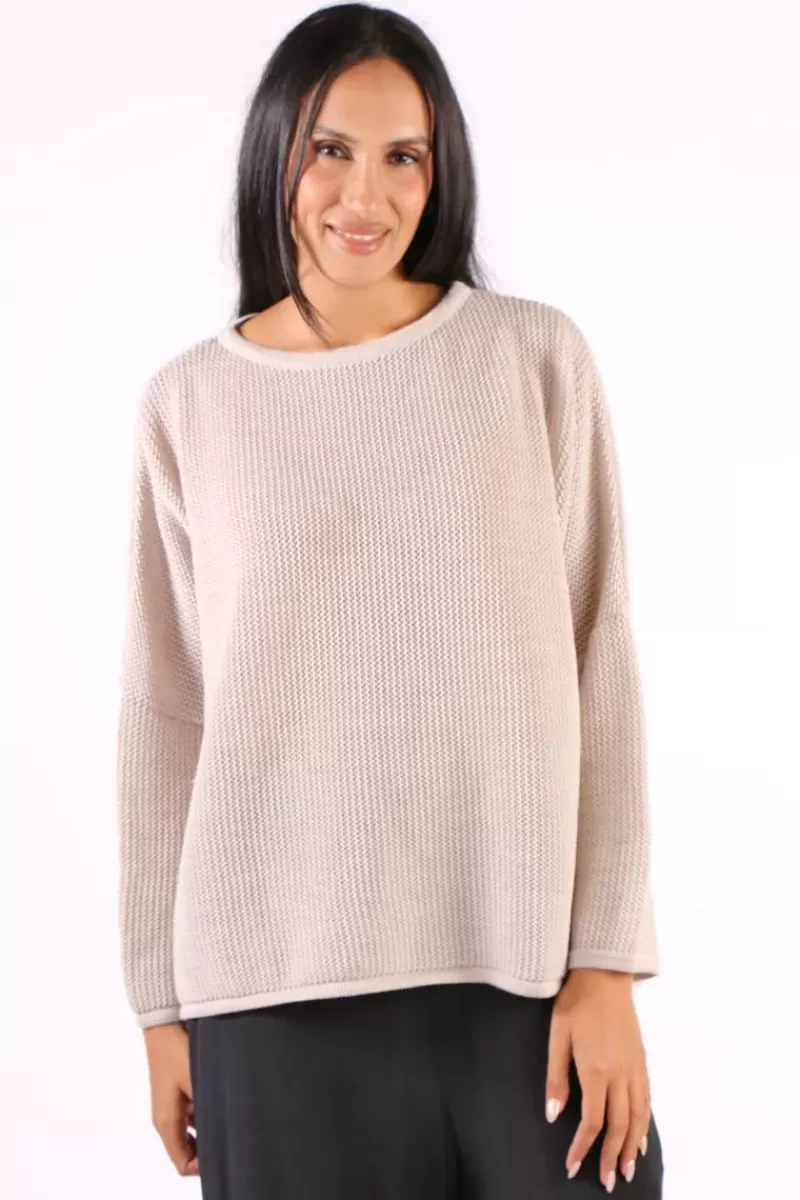 VALE AND WARD Vale & Ward Cora Sweater In Wheat