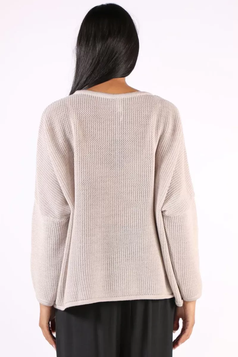 VALE AND WARD Vale & Ward Cora Sweater In Wheat