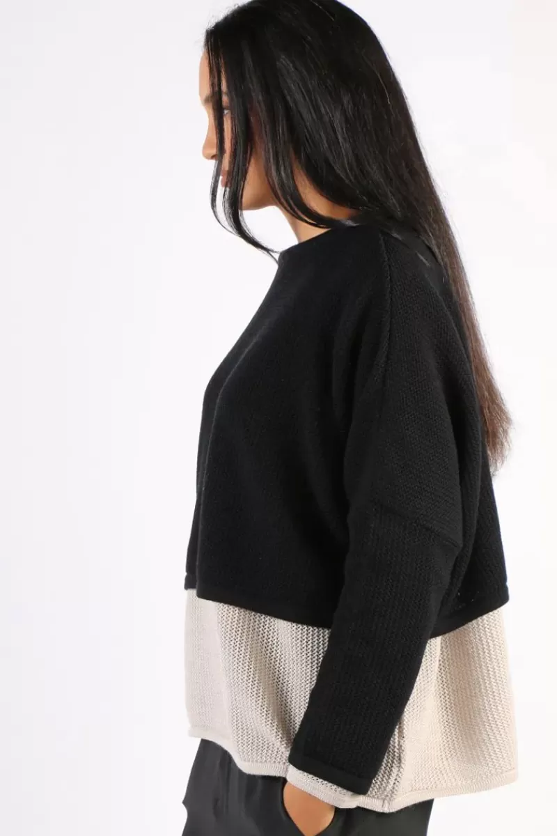 VALE AND WARD Vale & Ward Jewly Sweater In Black