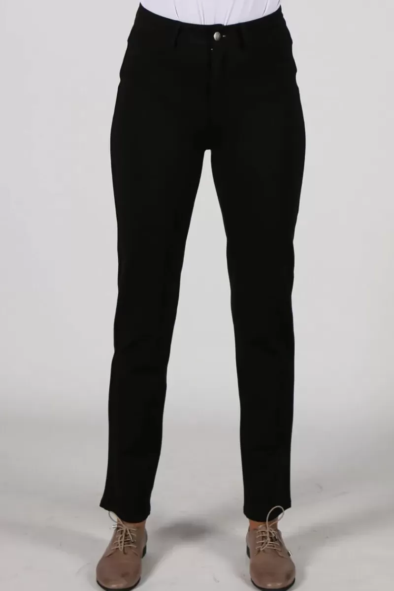 VASSALLI Ponte Pant Jean In Black