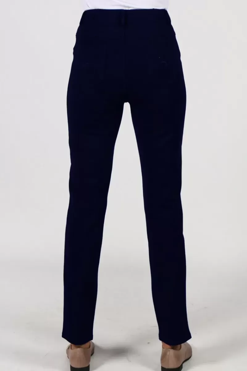 VASSALLI Ponte Pant Jean In Navy