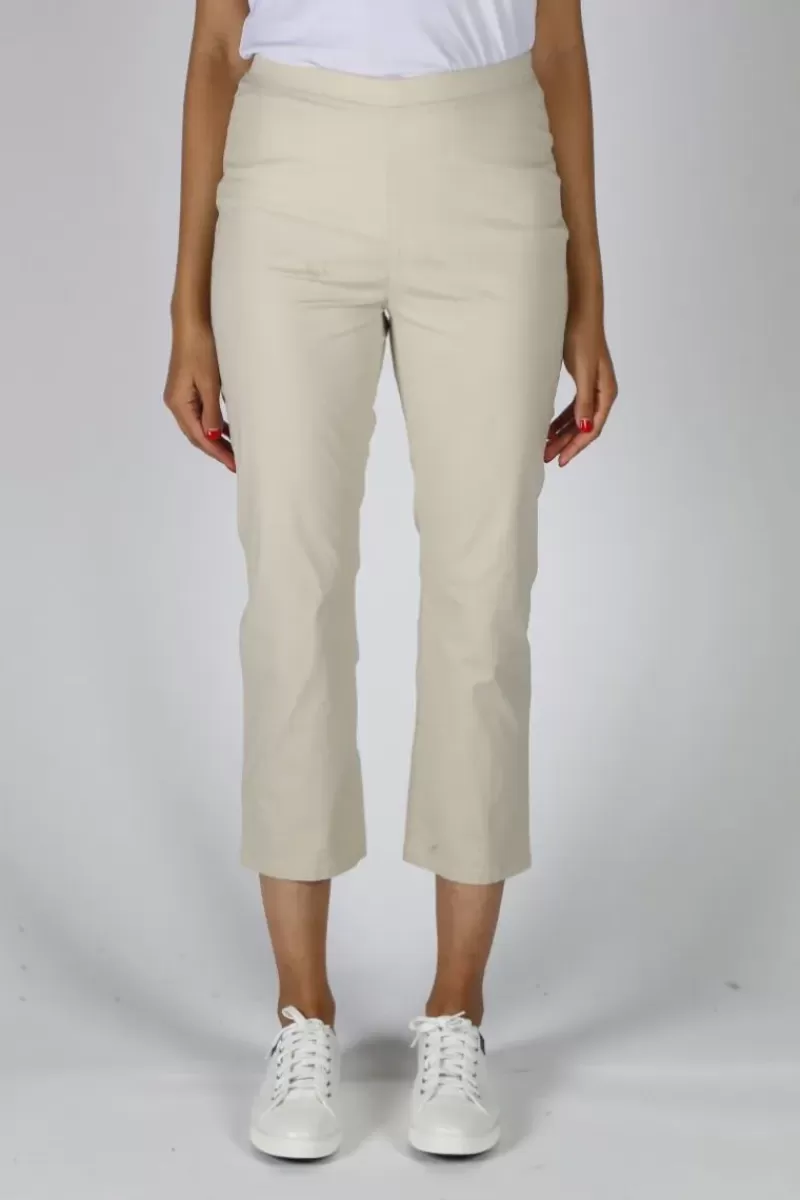 VASSALLI Shore Poplin Pull On Pant In Sand