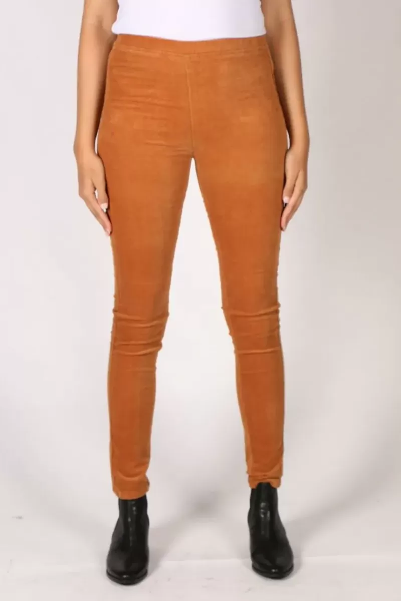 VASSALLI Slim Corduroy Pant In Copper